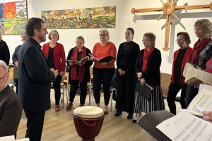 Gottesdienst mit dem Wohnzimmerchor im BGZ